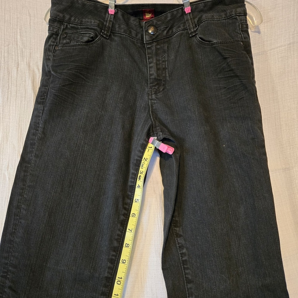 Vintage Sasson Jeans Ooh La La Straight Leg Hustle Women's 6 High Waisted Black - Picture 4 of 9